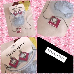 🏷BOGO🆓•ROBERT ROSE Necklace & Earrings